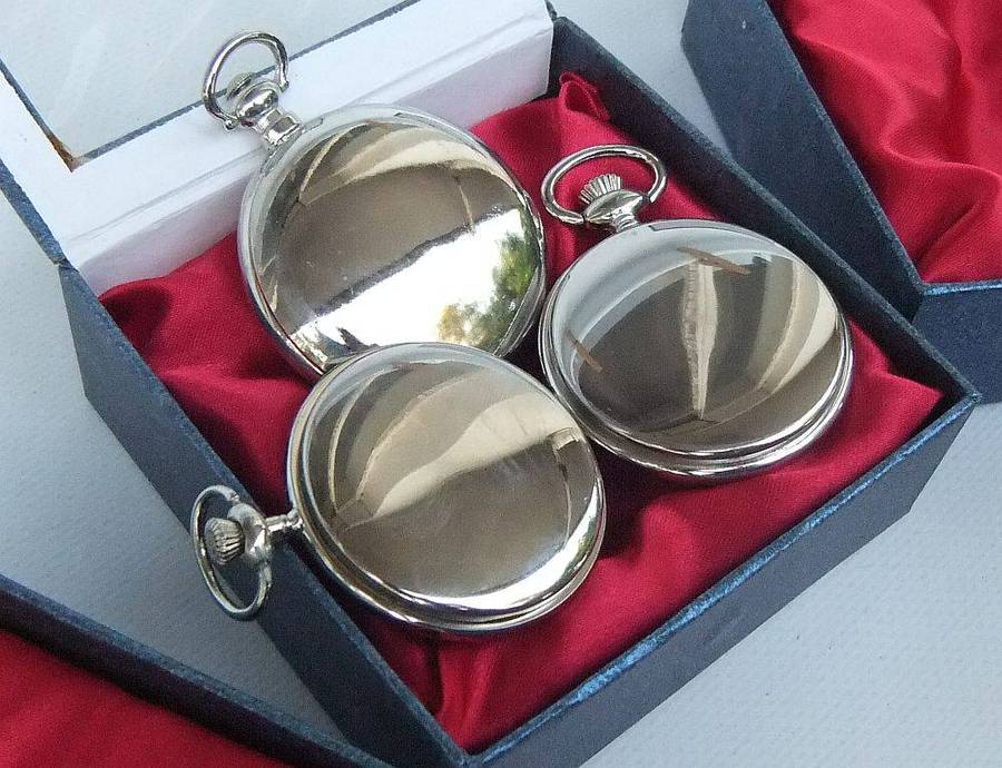 Six unused and boxed pocket watches from the Classic Pocket Watch collection with new batteries