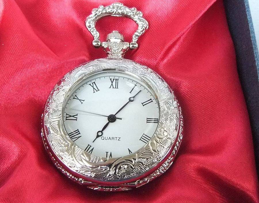 Six unused and boxed pocket watches from the Classic Pocket Watch collection with new batteries