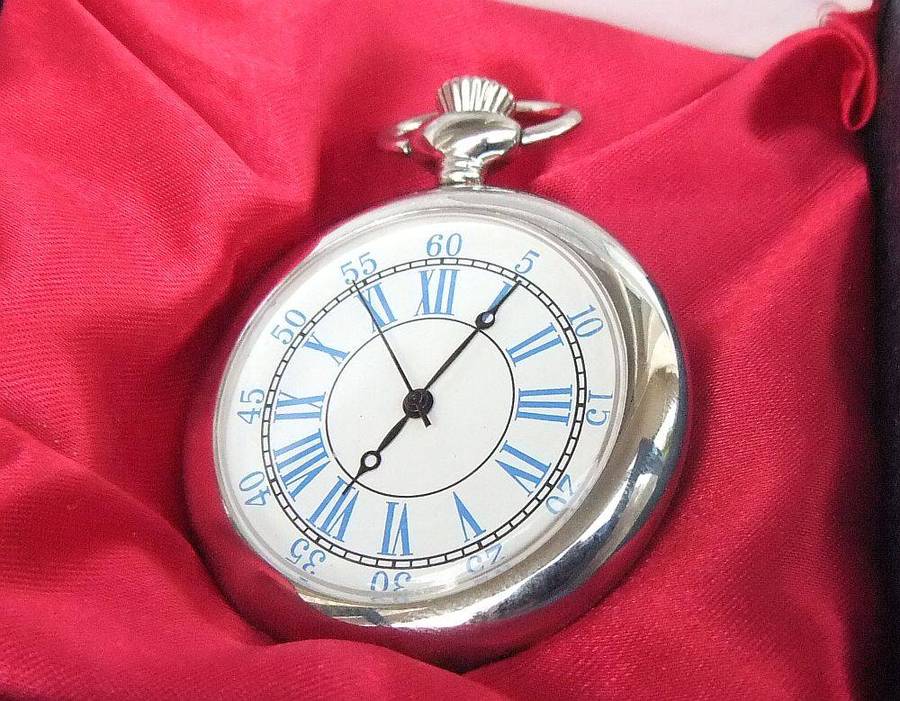 Six unused and boxed pocket watches from the Classic Pocket Watch collection with new batteries
