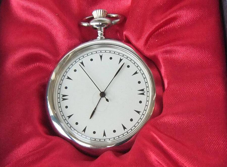 Six unused and boxed pocket watches from the Classic Pocket Watch collection with new batteries