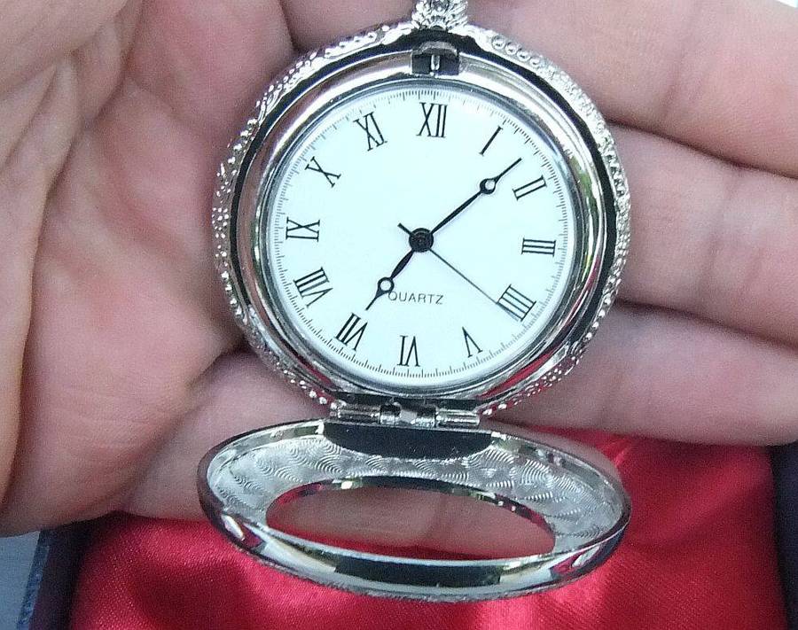 Six unused and boxed pocket watches from the Classic Pocket Watch collection with new batteries