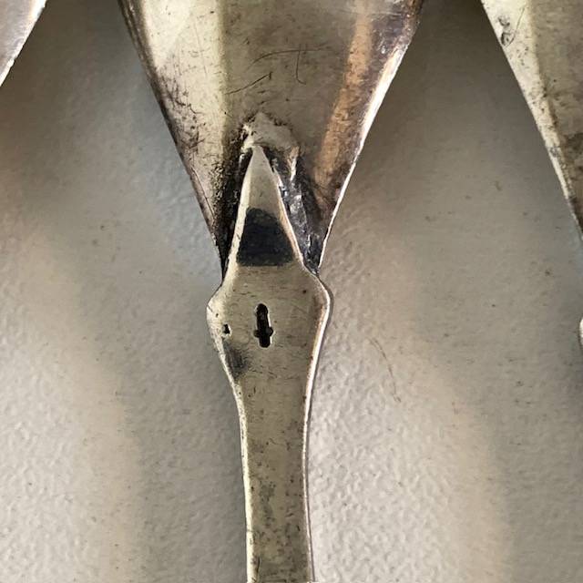 5 x Hallmarked Sterling Silver Dutch spoons