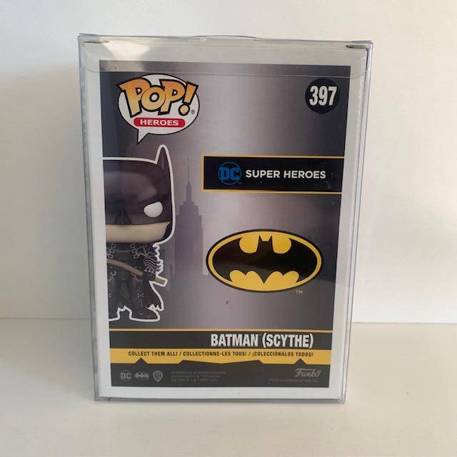Batman Scythe Funko Pop #397, With Pop Protector