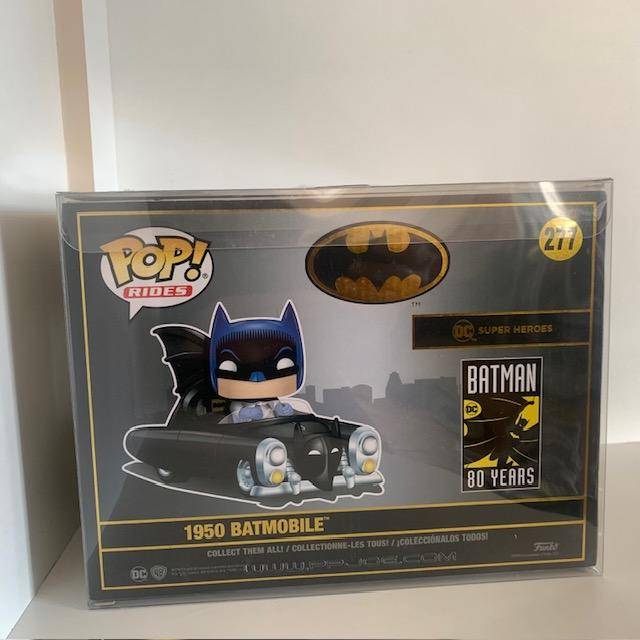 1950 Batmobile Pop rides, Funko Pop #277, With Pop Protector