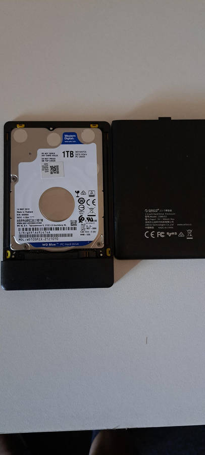 2x 1Tb harddrive