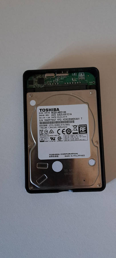 2x 1Tb harddrive