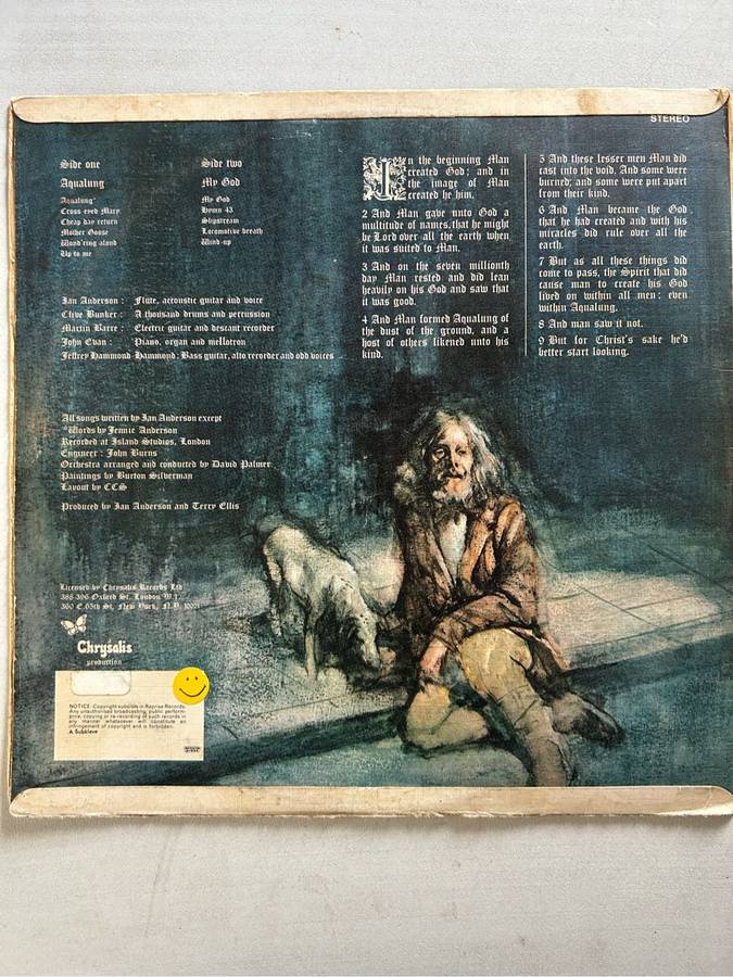 JETHRO TULL - AQUALUNG LP VINYL