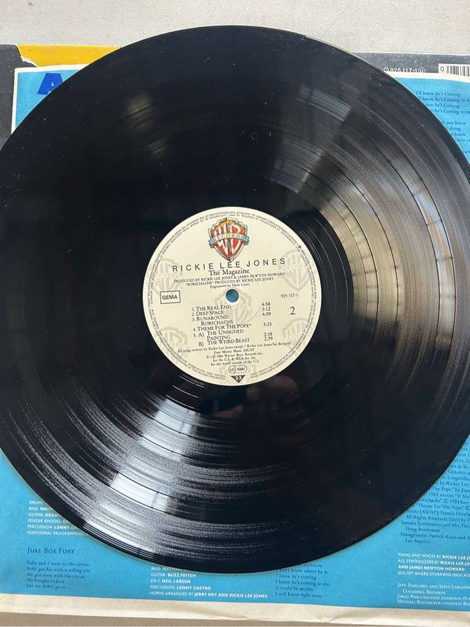 RICKIE LEE JONES - THE MAGAZINE LP VINYL