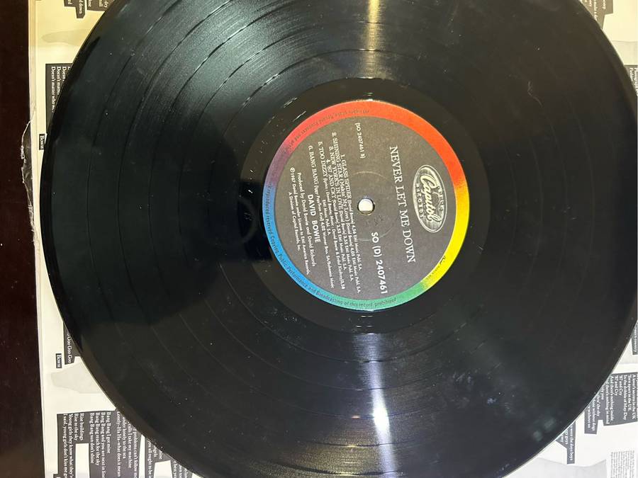 DAVID BOWIE - NEVER LET ME DOWN LP VINYL