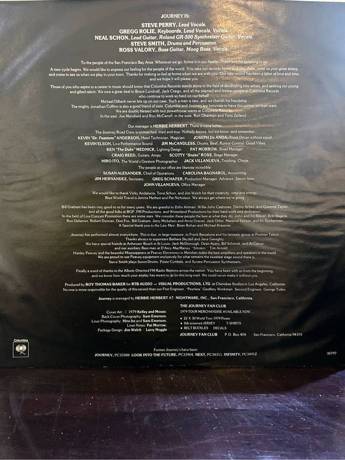 JOURNEY - EVOLUTION LP VINYL