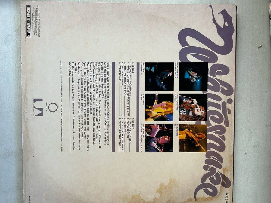 WHITESNAKE  - LOVEHUNTER LP VINYL