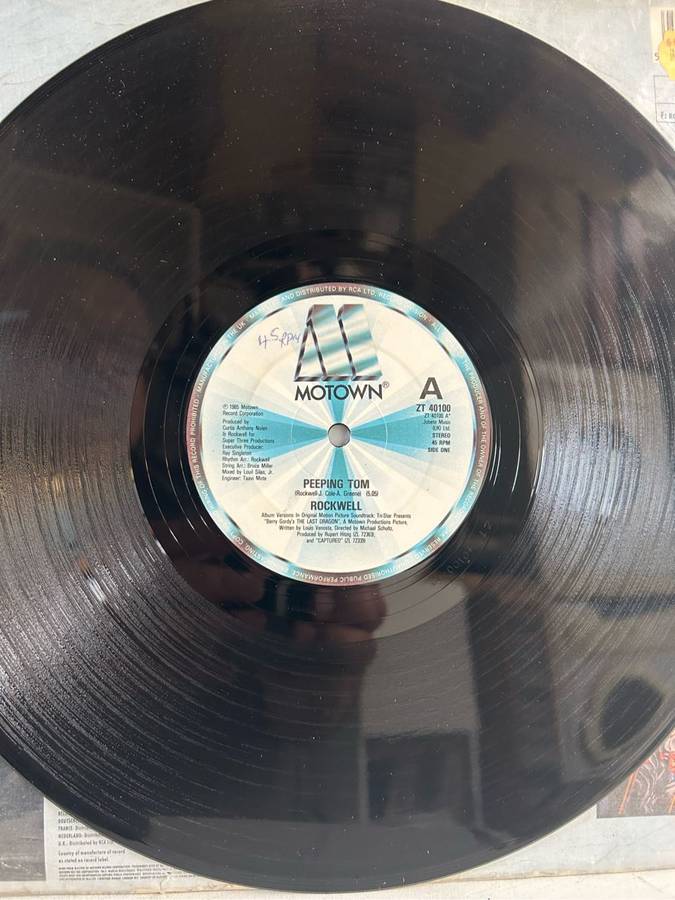 ROCKWELL - PEEPING TOM MAXI SINGLE 12 LP VINYL