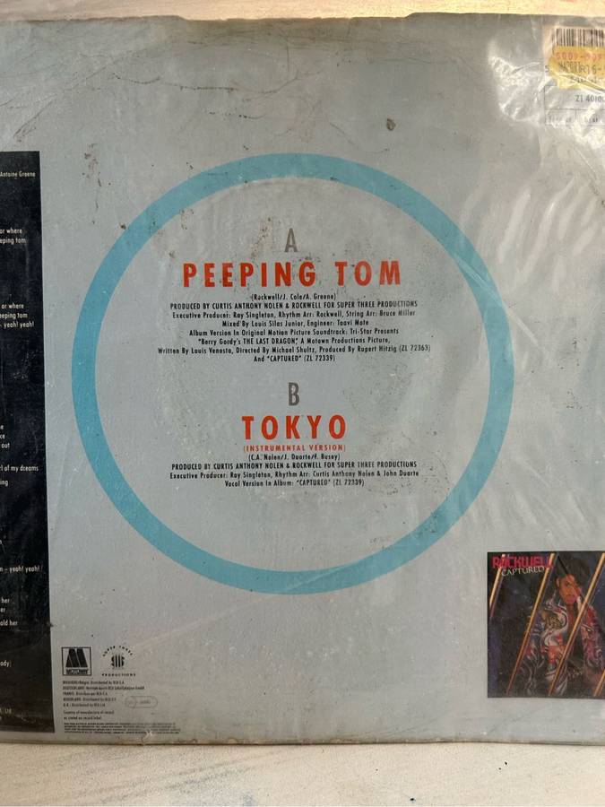 ROCKWELL - PEEPING TOM MAXI SINGLE 12 LP VINYL