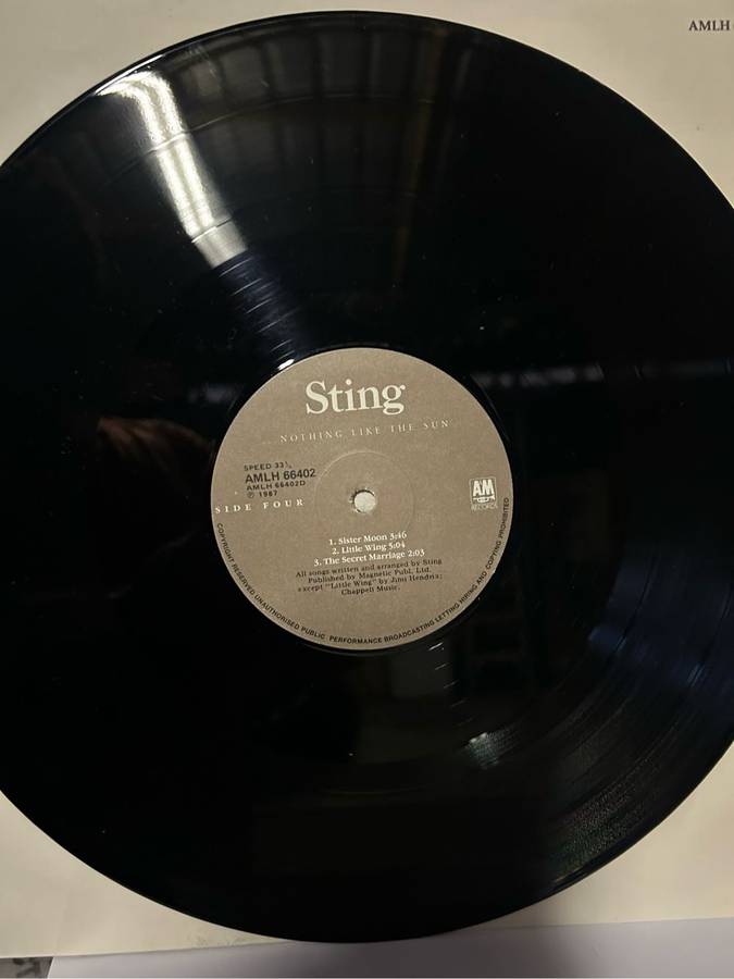 STING - NOTHING LIKE THE SUN 2LP VINYL