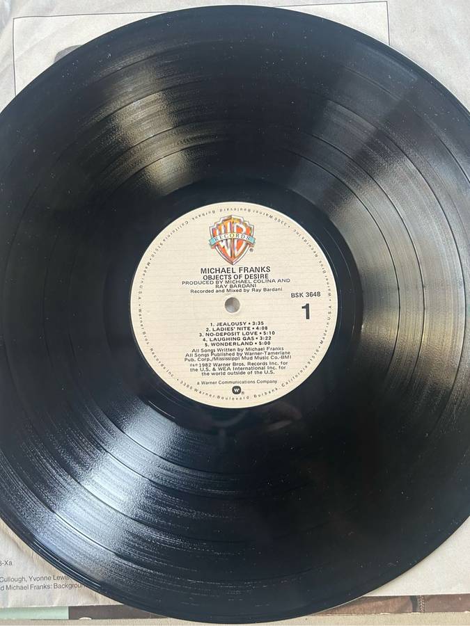 MICHAEL FRANKS - OBJECTS OF DESIRE LP VINYL