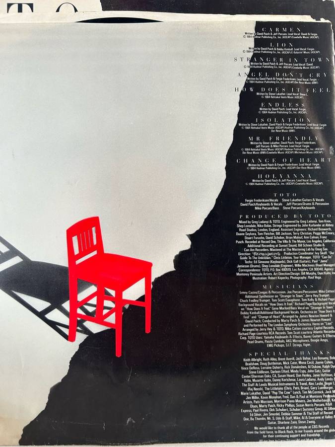 TOTO - ISOLATION LP VINYL