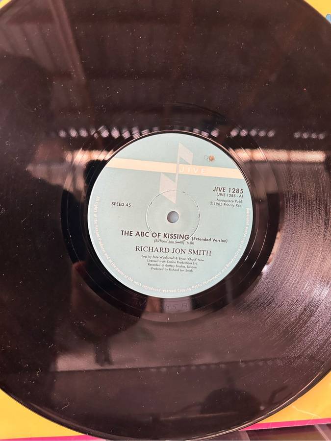 RICHARD JON SMITH - THE ABC OF KISSING MAXI 12 LP VINYL
