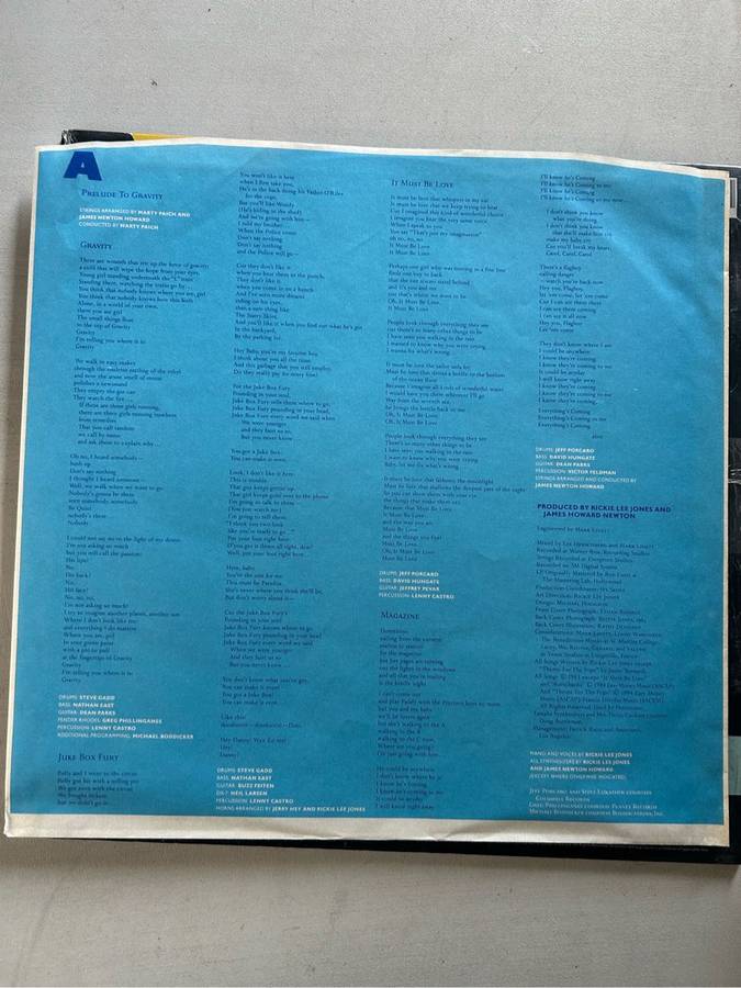 RICKIE LEE JONES - THE MAGAZINE LP VINYL