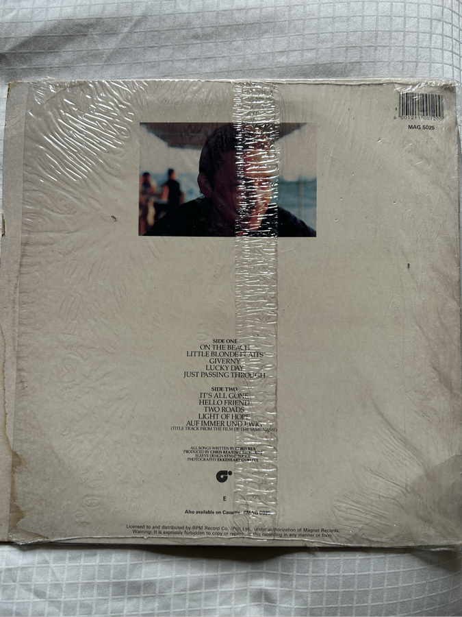 CHRIS REA - ON THE BEACH LP VINYL