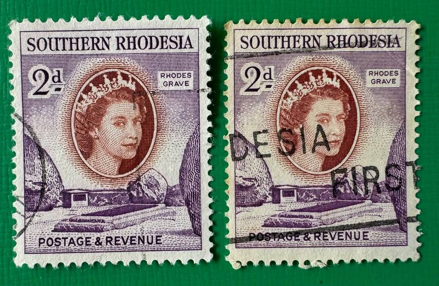 Southern Rhodesia - Variety Stamp