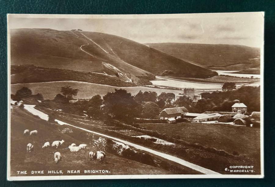 POSTCARD DYKE HILLS, BRIGHTON