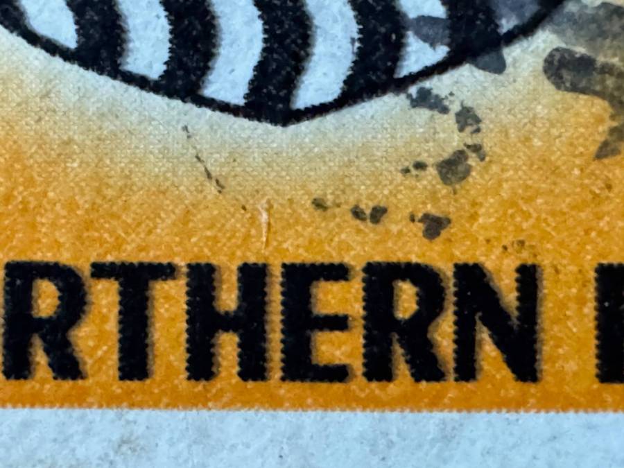 NORTHERN RHODESIA DOUBLE PRINT