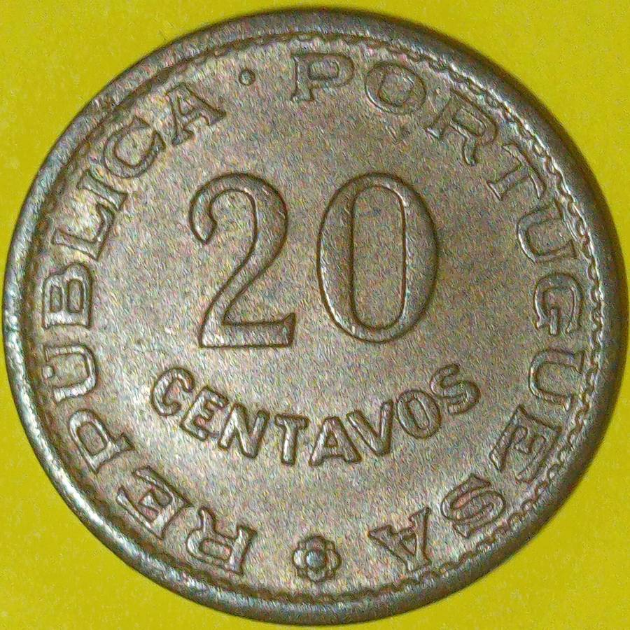 1961 MOZAMBIQUE 20 CENTAVOS