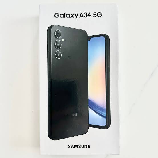 LATE ENTRY Samsung A34 with Cover - Black