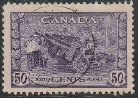 CANADA 1942 -1943 King George VI ULH SG 386