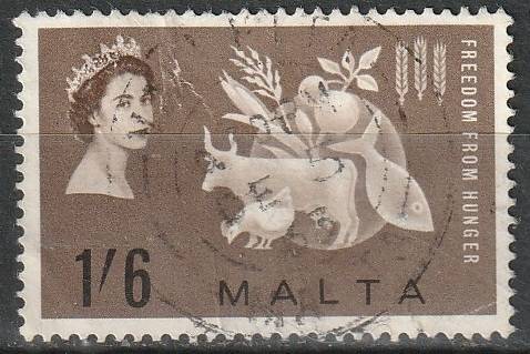 MALTA 1963 Freedom from hunger ULH SG 311