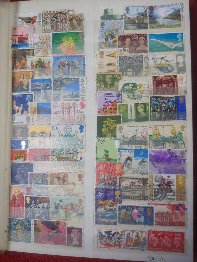 USED A4 KEK STOCKBOOK LOADED WITH MIXED WORLD STAMPS 15/30 PAGES