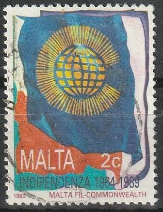 MALTA 1989 The 25th Anniversary of Independence ULH SG 842