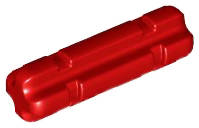 Lego (USED) ~ Technic, Axle 2L Notched [Red]