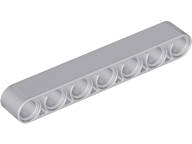 ORIGINAL LEGO Technic, Liftarm Thick 1 x 7 USED LIGHT BLUEISH GRAY