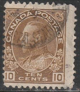 CANADA 1922 -1925 King George V in Admiral Uniform ULH SG 254