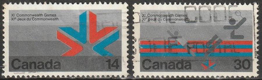 CANADA 1978 The 11th Commonwealth Games, Edmonton ULH SG 908/9