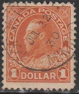 CANADA 1922 -1925 King George V in Admiral Uniform ULH SG 255
