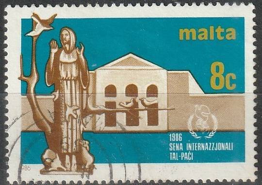 MALTA 1986 International Year of Peace ULH SG 776