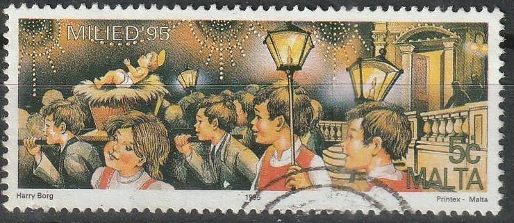 MALTA 1995 Christmas Stamps ULH SG 1004