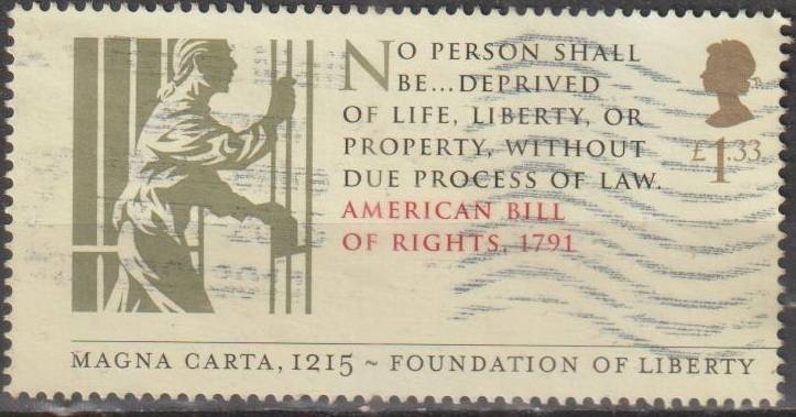 ENGLAND 2015 The 800th Anniversary of the Magna Carta FINE USED SG 3721