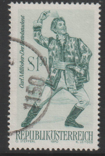 AUSTRIA 1970 Famous Operettas UNH SG 1585