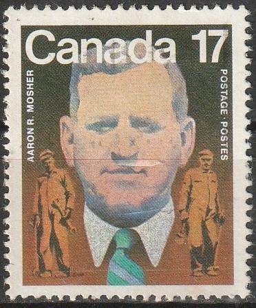 CANADA 1981 The 100th Anniversary of the Birth of Aaron R. Mosher, Founder of CanadianiULH SG 1022