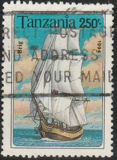 TANZANIA 1994 Sailing Ships VFU SG 1797