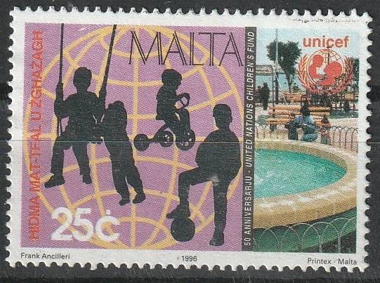 MALTA 1996 Charity for Children ULH SG 1011
