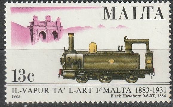 MALTA 1983 The 100th Anniversary of the Valetta-Rabat Railway UMM SG 706