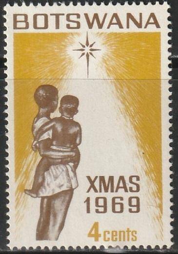 BOTSWANA 1969 Christmas MM SG 258