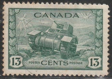 CANADA 1942 -1943 King George VI ULH SG 384
