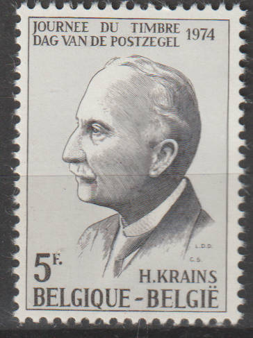BELGIUM 1974 Day of the Stamp UMM SG 2349