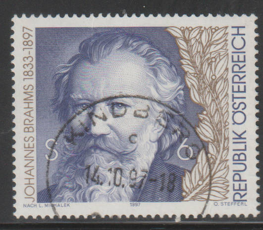 AUSTRIA 1997 Composers UNH SG 2474