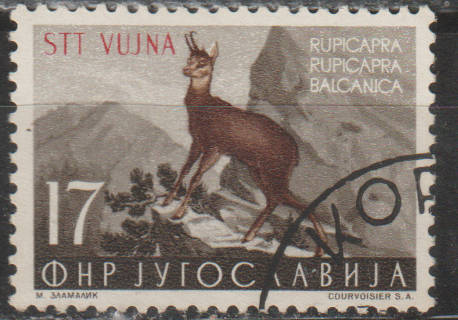 YUGOSLAVIA  1954 Local Fauna ULH  SG 769